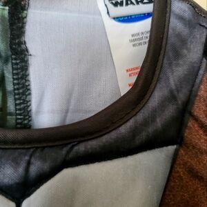 Star Wars Black and Gray Costume Top